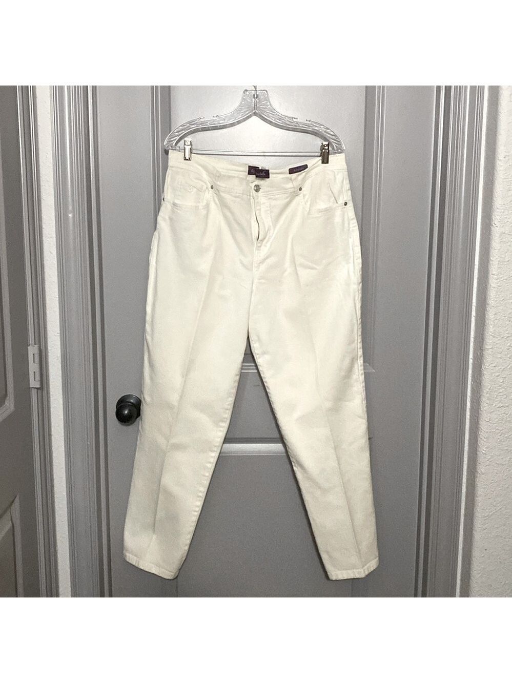 Women's Gloria Vanderbilt Amanda Pants Size 18 White